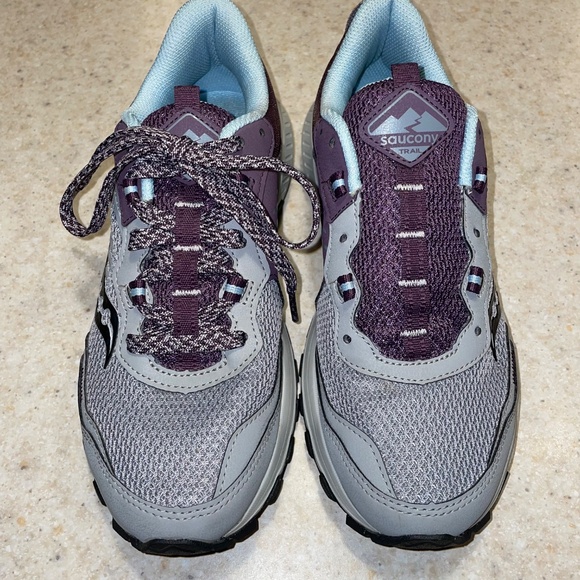 Saucony Women's Excursion TR15 Trail Running Shoe Athletic Tennis Alloy Mauve - Picture 11 of 13